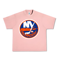 Salmon Ny islanders Urban Heavy Tee - linhVisuals