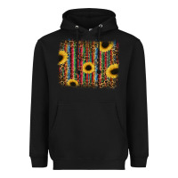 Black sunflowers serape leopard Heavyweight Hoodie - RanaPortraitStore