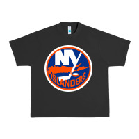 Pigment Black Ny islanders Urban Heavy Tee - linhVisuals