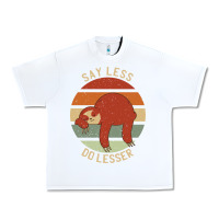 White say less do lesser funny sloth Urban Heavy Tee - linhVisuals