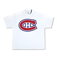 White canadiens Urban Heavy Tee - linhVisuals