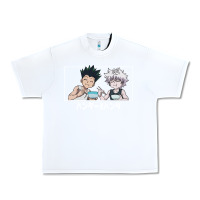 White gon killua Urban Heavy Tee - linhVisuals