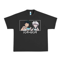 Pigment Black gon killua Urban Heavy Tee - linhVisuals
