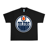 Black oilers Urban Heavy Tee - linhVisuals