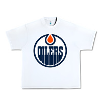 White oilers Urban Heavy Tee - linhVisuals