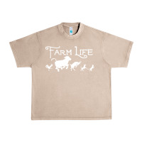 French Oak FARM LIFE ANIMAL Urban Heavy Tee - linhVisuals