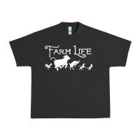 Pigment Black FARM LIFE ANIMAL Urban Heavy Tee - linhVisuals