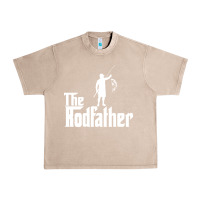 French Oak Fishing The Rodfather Urban Heavy Tee - linhVisuals