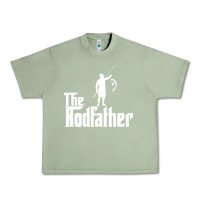 Oil Green Fishing The Rodfather Urban Heavy Tee - linhVisuals
