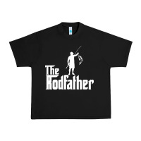 Black Fishing The Rodfather Urban Heavy Tee - linhVisuals