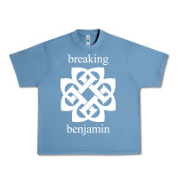 Pebble Blue BREAKING BENJAMIN - BLACK AND WHITE Urban Heavy Tee - linhVisuals