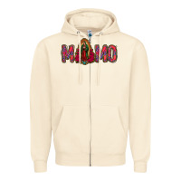Sandshell Lady Of Guadalupe Momo Zipper Hoodie - Jasminsmagicworld