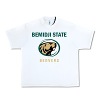 White bemidji state beavers, gear Urban Heavy Tee - linhVisuals