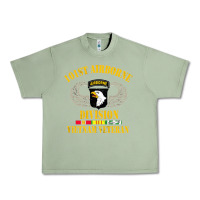 Oil Green Airborne 101st division Urban Heavy Tee - linhVisuals