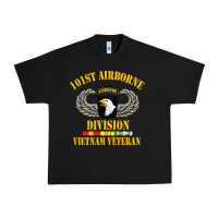 Black Airborne 101st division Urban Heavy Tee - linhVisuals