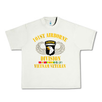 Pistachio Airborne 101st division Urban Heavy Tee - linhVisuals