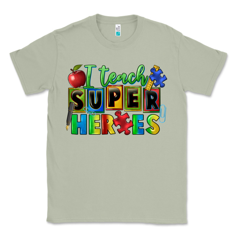I Teach Super Heroes Classic Tee by FaDigitalArtStudio | Teevron