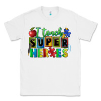 White I teach super heroes Classic Tee - FaDigitalArtStudio