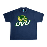 Navy UVU, education Urban Heavy Tee - linhVisuals