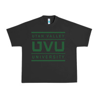 Pigment Black uvu, utah valley, education Urban Heavy Tee - linhVisuals