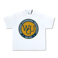 White wgu, studies in utah Urban Heavy Tee - linhVisuals