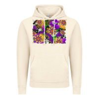 Vintage Artic mardi gras sunflower cowhide leopard and glitter background Vintage Hoodie - Artiststas