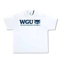 White w governors, education, wgu Urban Heavy Tee - linhVisuals