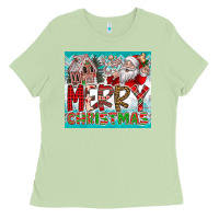 Matcha merry Christmas Ladies Tee - CowhideDigitalArt