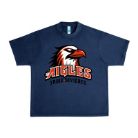 Navy trois rivières aigles Urban Heavy Tee - linhVisuals