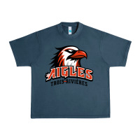 Midnight Navy trois rivières aigles Urban Heavy Tee - linhVisuals