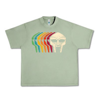 Oil Green Retro Mask Doom Urban Heavy Tee - linhVisuals