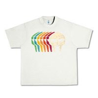 Pistachio Retro Mask Doom Urban Heavy Tee - linhVisuals