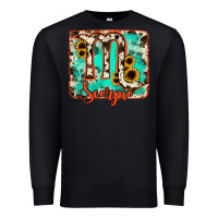 Black Scorpio turquoise cowhide Premium Sweatshirt - RanaPortraitStore
