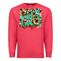 Cardinal Scorpio turquoise cowhide Premium Sweatshirt - RanaPortraitStore