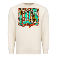 Sandshell Scorpio turquoise cowhide Premium Sweatshirt - RanaPortraitStore