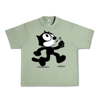 Oil Green felix the black cat music Urban Heavy Tee - linhVisuals