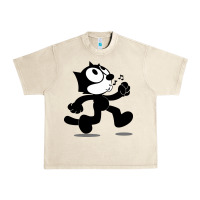 Sandshell felix the black cat music Urban Heavy Tee - linhVisuals