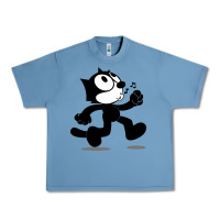 Pebble Blue felix the black cat music Urban Heavy Tee - linhVisuals