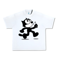 White felix the black cat music Urban Heavy Tee - linhVisuals