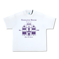 White nonnatus house  blue ink Urban Heavy Tee - linhVisuals