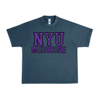 Midnight Navy nyu medicine Urban Heavy Tee - linhVisuals
