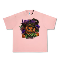 Salmon lets get spooky Urban Heavy Tee - SublimationCraftShop