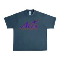 Midnight Navy evansville purple aces Urban Heavy Tee - linhVisuals