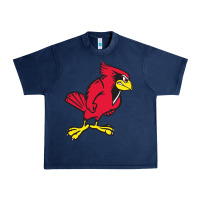Navy illinois state redbirds Urban Heavy Tee - linhVisuals