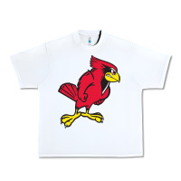 White illinois state redbirds Urban Heavy Tee - linhVisuals