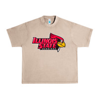 French Oak illinois state redbirds Urban Heavy Tee - linhVisuals