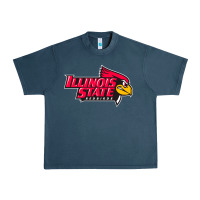 Midnight Navy illinois state redbirds Urban Heavy Tee - linhVisuals