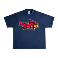 Navy illinois state redbirds Urban Heavy Tee - linhVisuals