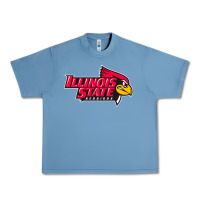Pebble Blue illinois state redbirds Urban Heavy Tee - linhVisuals