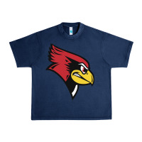 Navy illinois state redbirds Urban Heavy Tee - linhVisuals